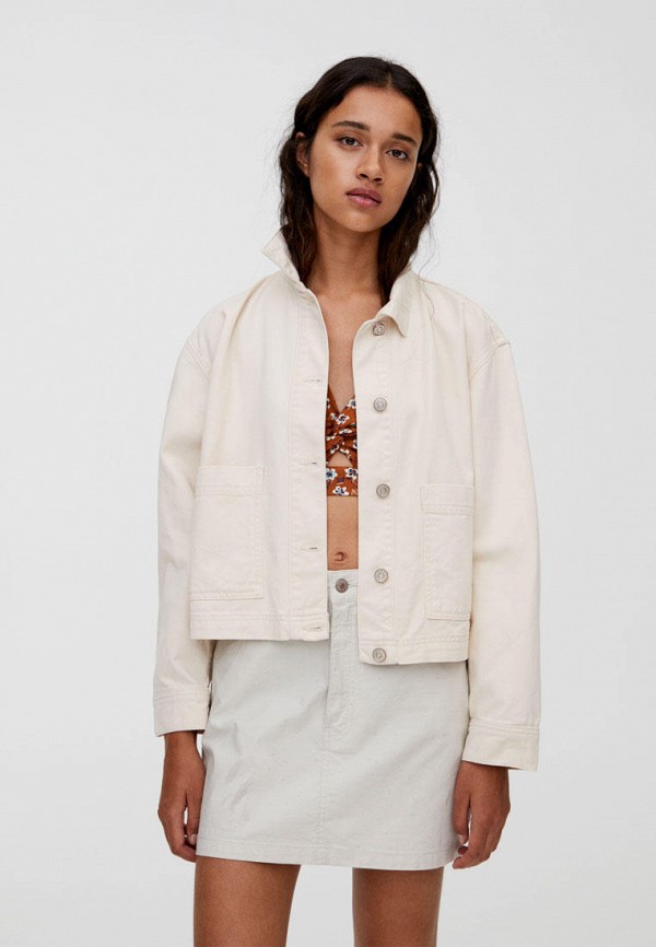 

Юбка джинсовая Pull&Bear, Белый