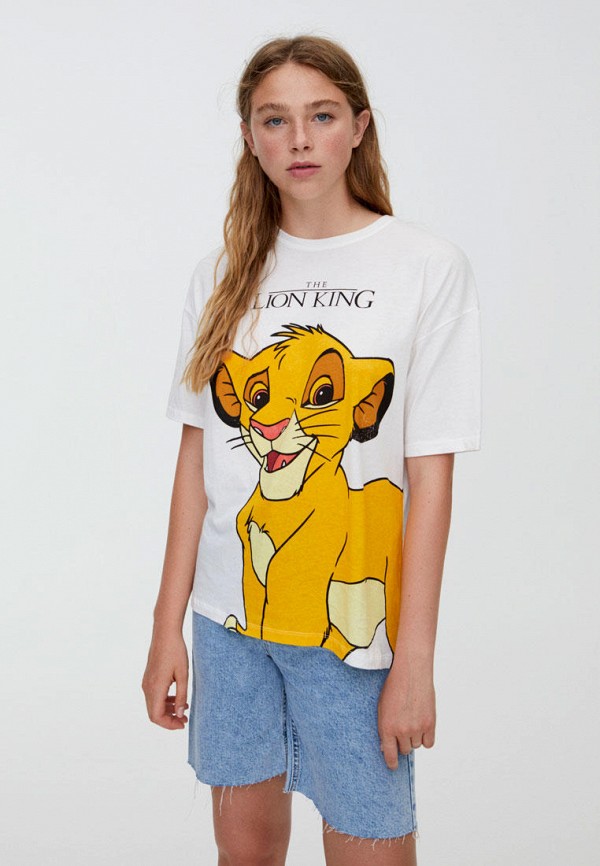 

Футболка Pull&Bear, Белый, Join Life