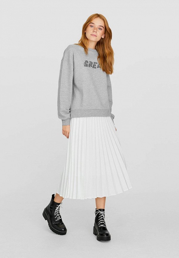 

Свитшот Stradivarius, Серый