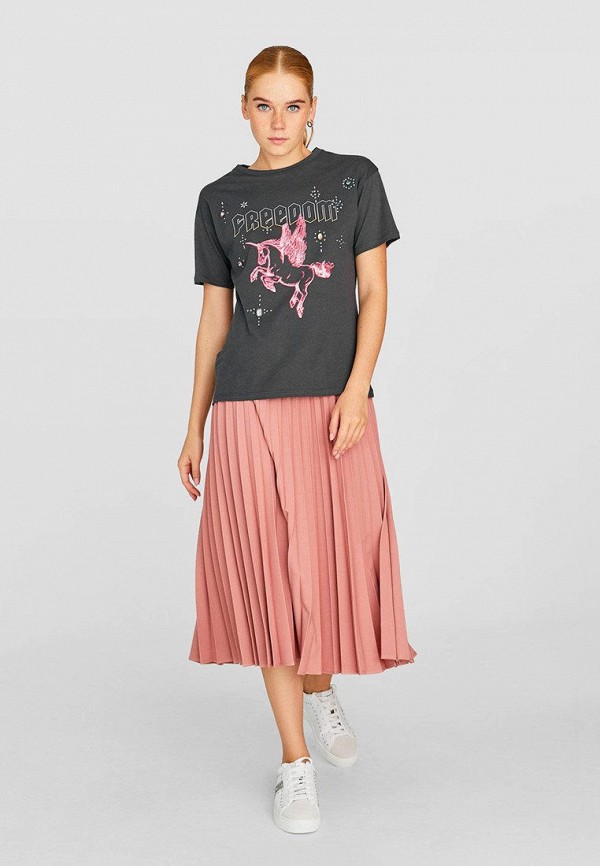 

Футболка Stradivarius, Серый