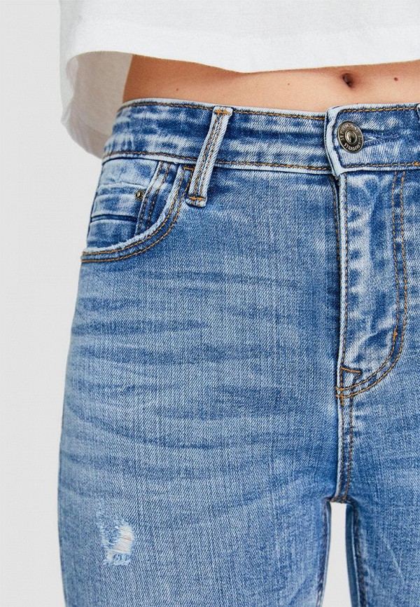 

Джинсы Stradivarius, Голубой, HIGH WAIST