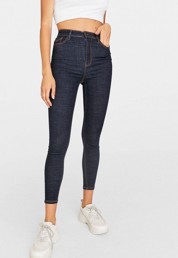 

Джинсы Stradivarius, SUPER HIGH WAIST, Синий