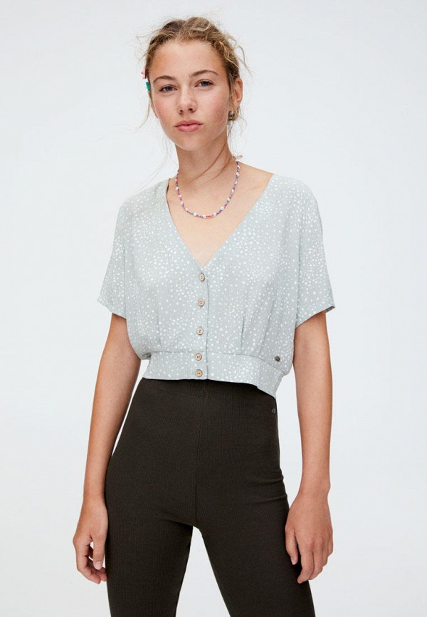 

Блуза Pull&Bear, Зеленый