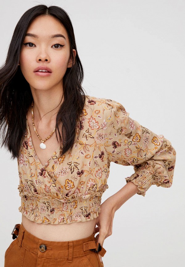 

Топ Pull&Bear, Бежевый