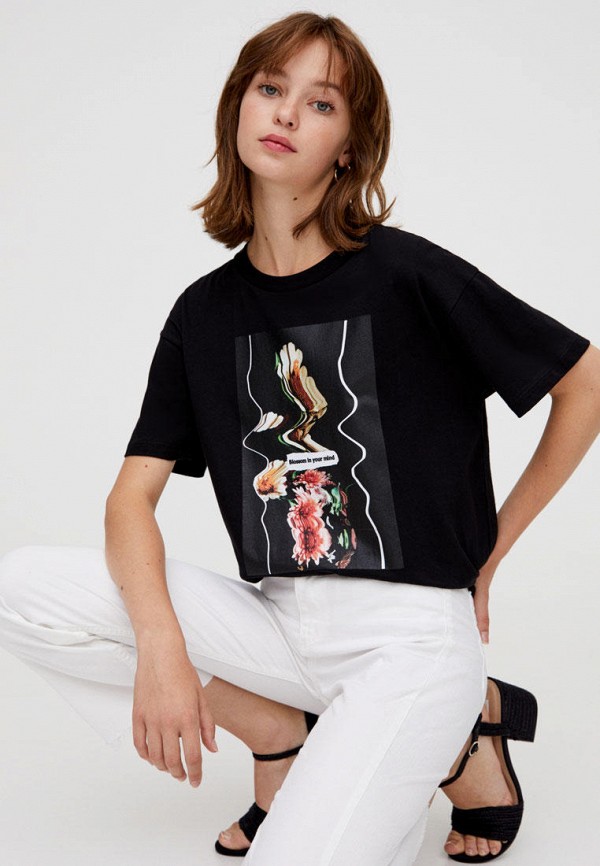 

Футболка Pull&Bear, Черный