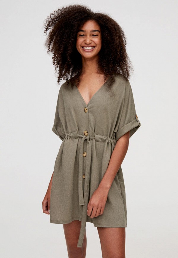 

Платье Pull&Bear, Хаки