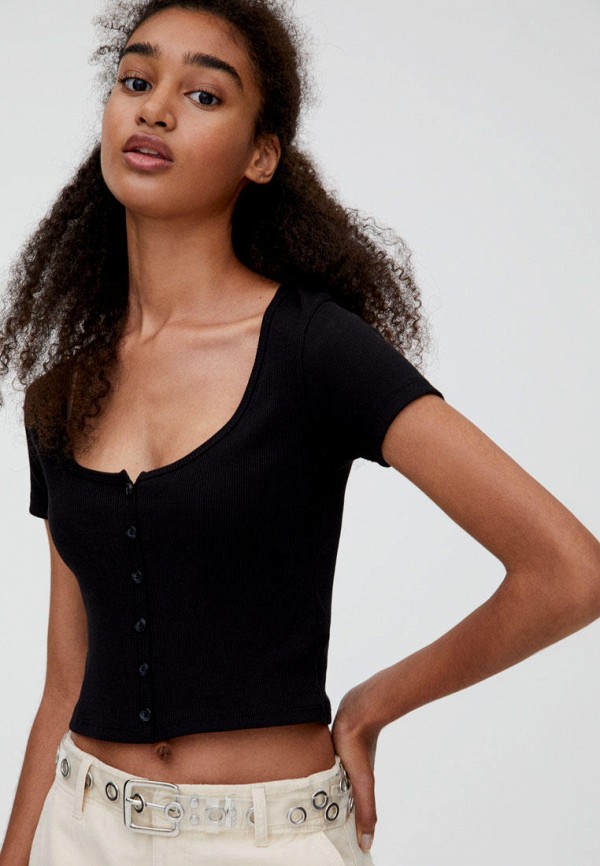 

Топ Pull&Bear, Черный