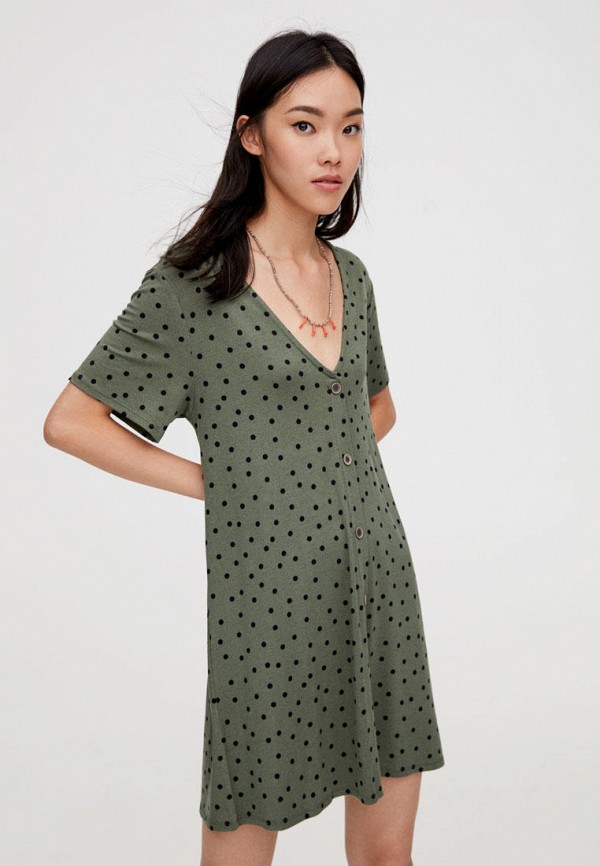 

Платье Pull&Bear, Хаки