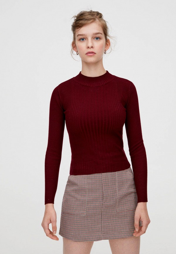 

Пуловер Pull&Bear, Бордовый