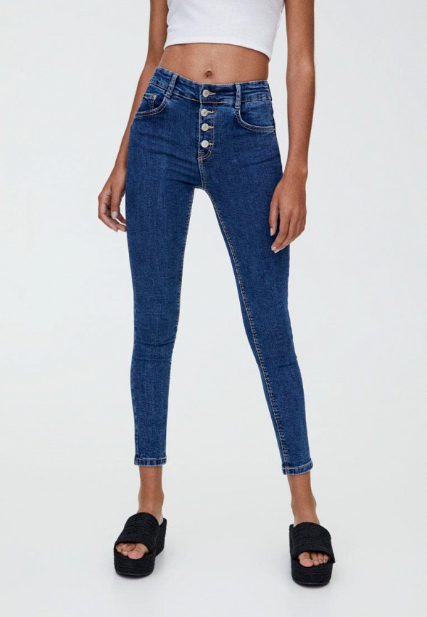 

Джинсы Pull&Bear, Синий, PUSH UP