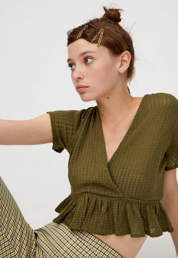 

Топ Pull&Bear, Хаки