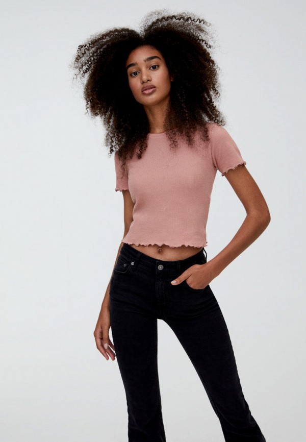 

Футболка Pull&Bear, Розовый