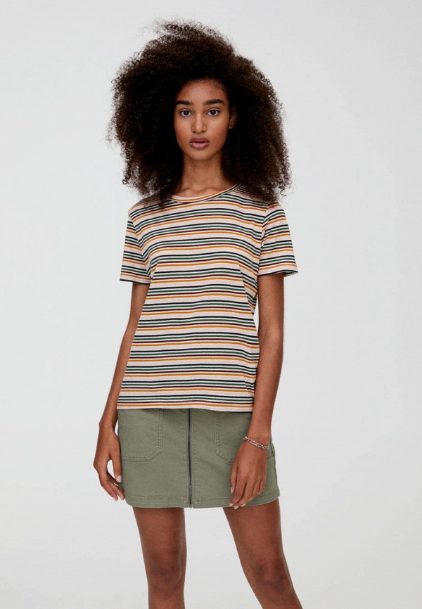 

Футболка Pull&Bear, Join Life, Разноцветный