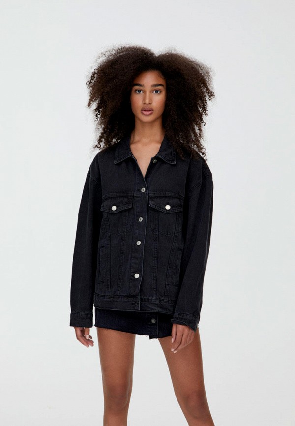 

Куртка джинсовая Pull&Bear, Черный