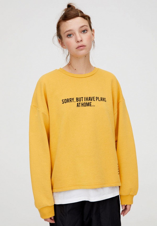 

Свитшот Pull&Bear, Желтый