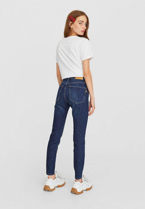 

Джинсы Stradivarius, Синий, SKINNY LOW WAIST