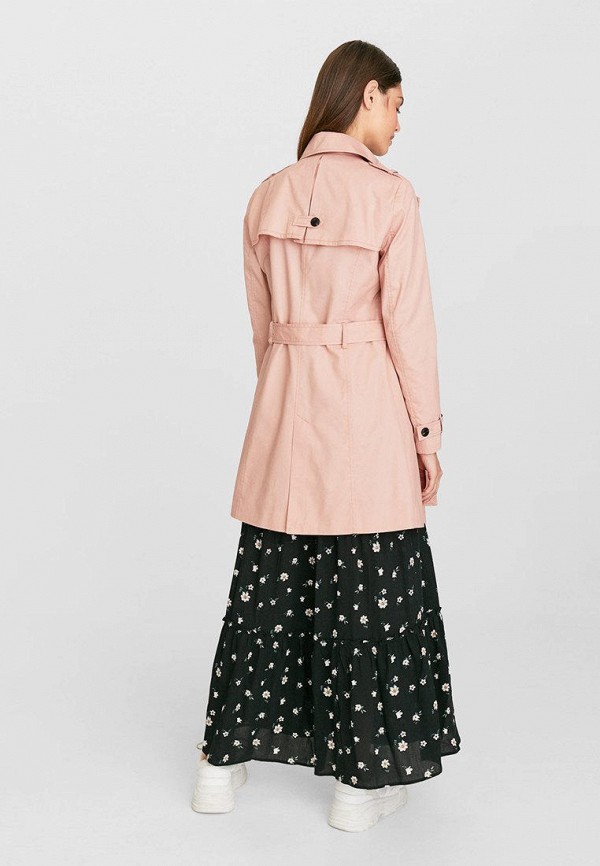 

Плащ Stradivarius, Розовый