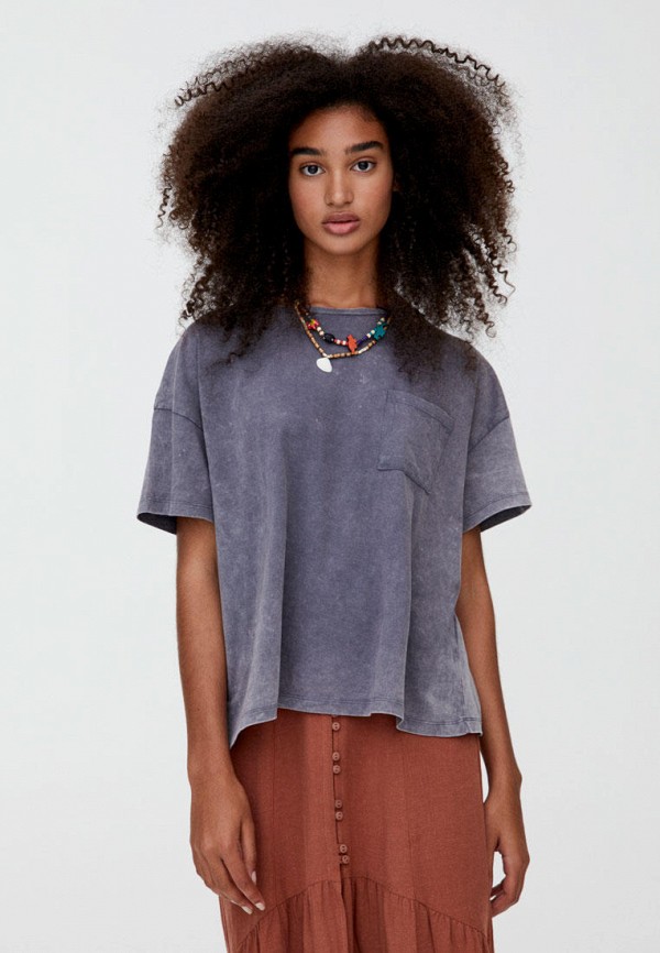 

Футболка Pull&Bear, Серый