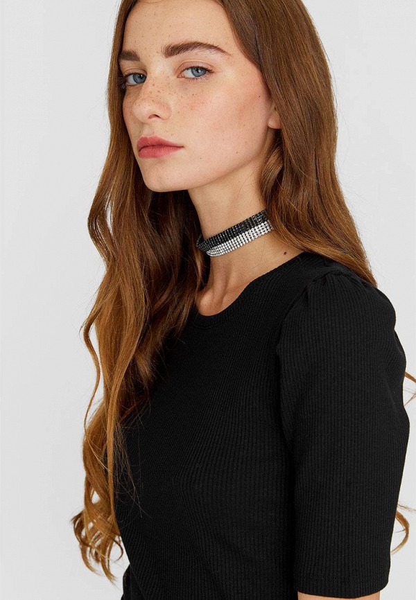 

Футболка Stradivarius, Черный