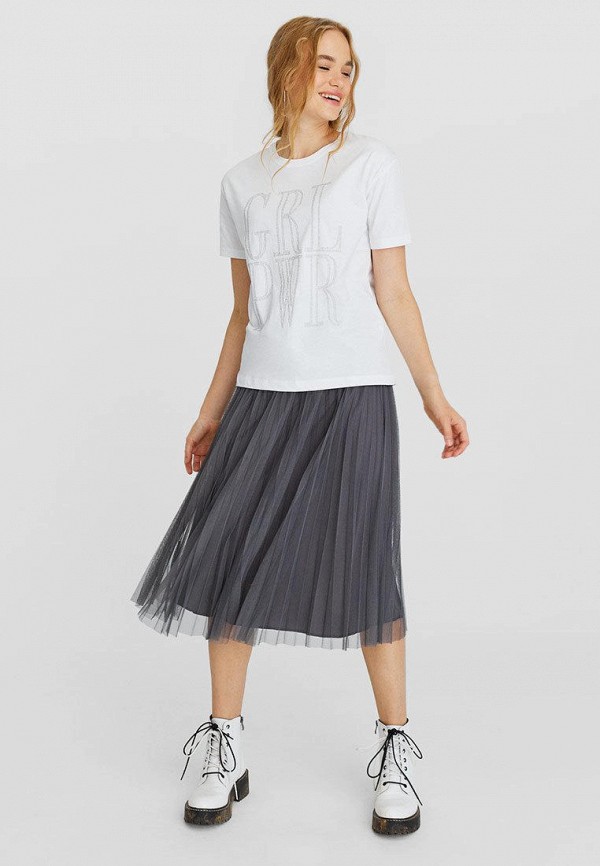 

Футболка Stradivarius, Белый