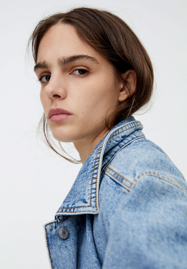 

Куртка джинсовая Pull&Bear, Голубой