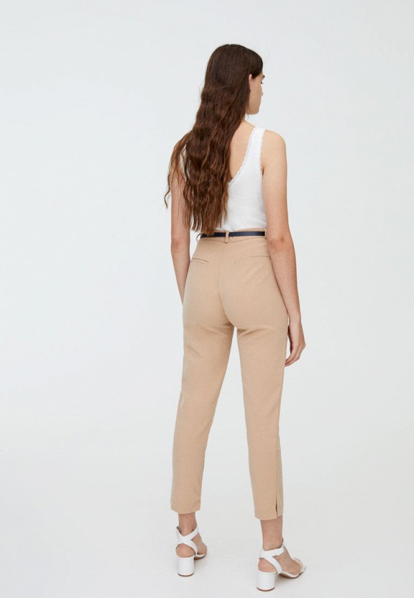 

Брюки Pull&Bear, Бежевый, CHINO