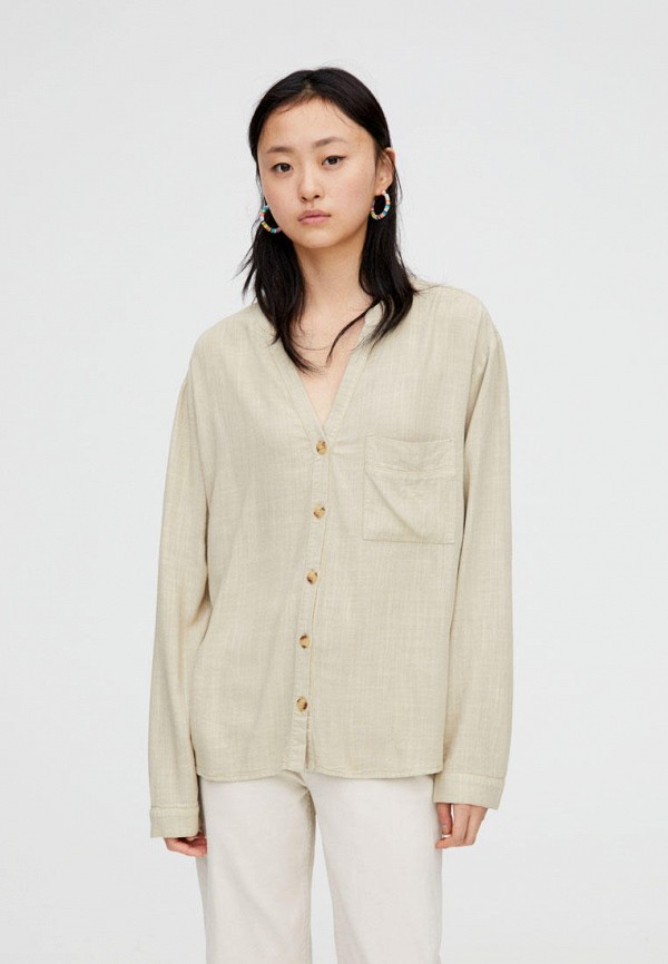 

Блуза Pull&Bear, Бежевый
