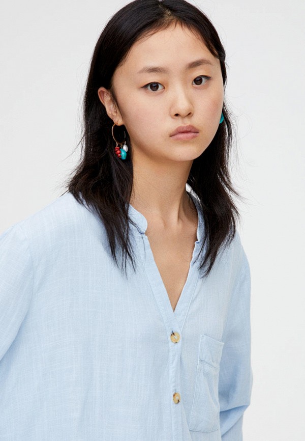 

Блуза Pull&Bear, Голубой