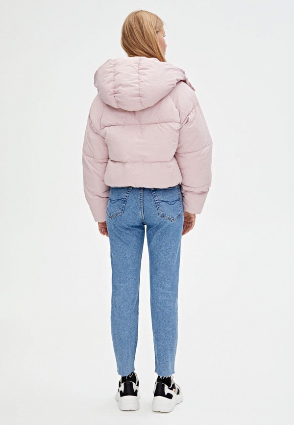 

Куртка утепленная Pull&Bear, Розовый