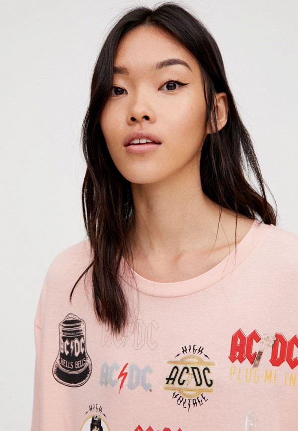 

Футболка Pull&Bear, Розовый