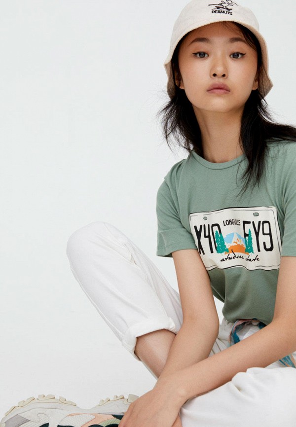 

Футболка Pull&Bear, Зеленый