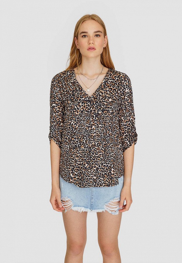 

Блуза Stradivarius, Бежевый