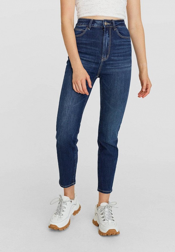 

Джинсы Stradivarius, MOM SLIM, Синий