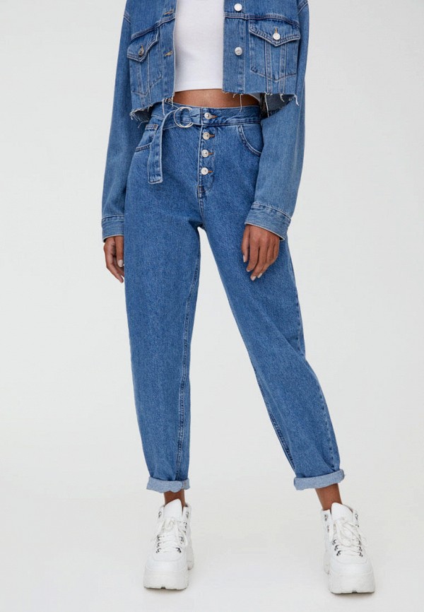 

Джинсы Pull&Bear, GAUCHO, Синий