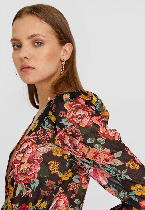 

Блуза Stradivarius, Черный