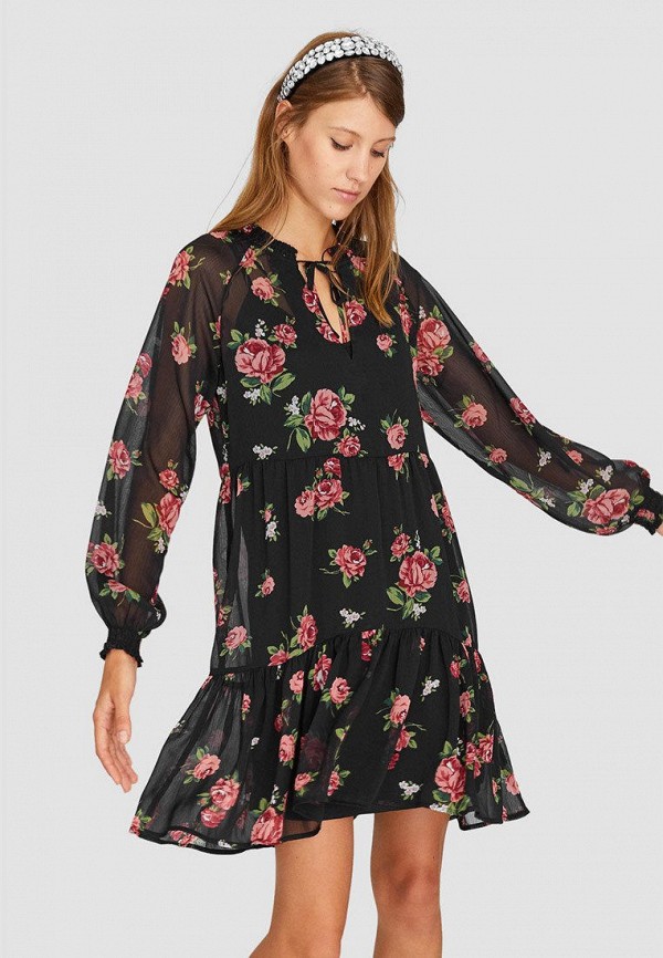 

Платье Stradivarius, Черный