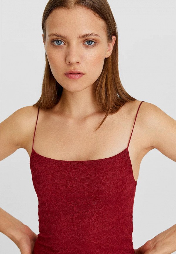 

Топ Stradivarius, Бордовый