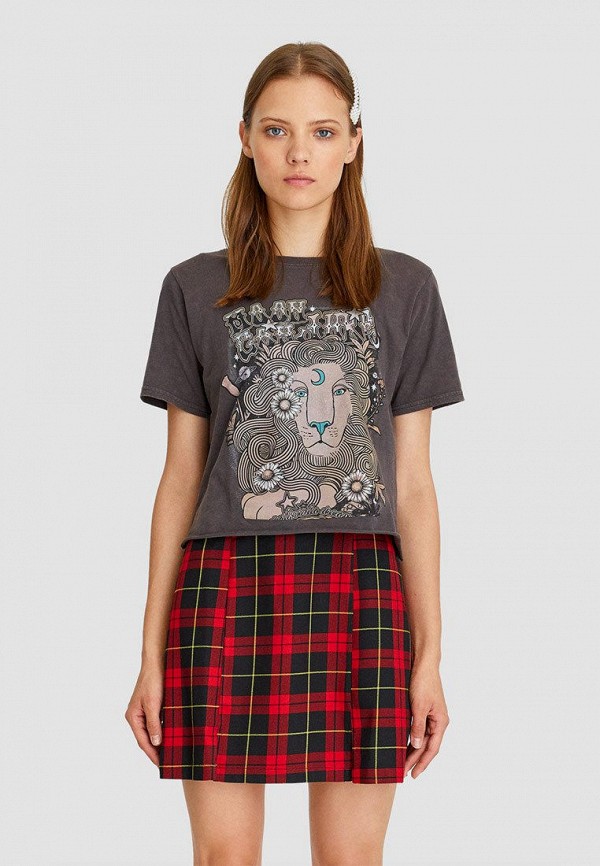 

Футболка Stradivarius, Серый
