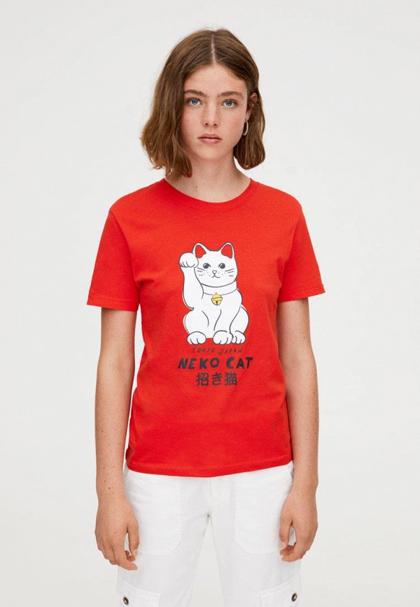 

Футболка Pull&Bear, Красный