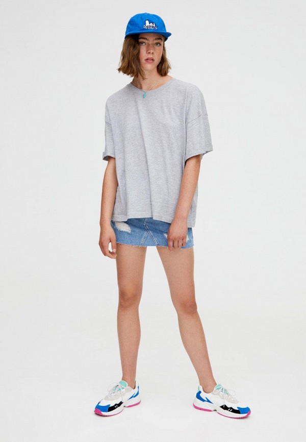 

Футболка Pull&Bear, Серый