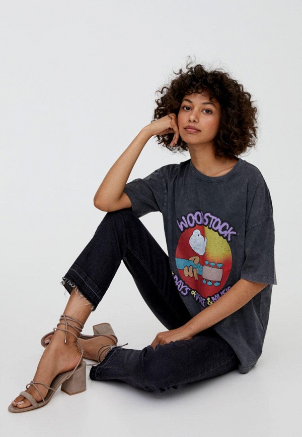 

Футболка Pull&Bear, Серый