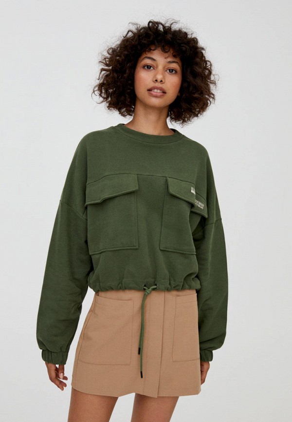 

Свитшот Pull&Bear, Хаки