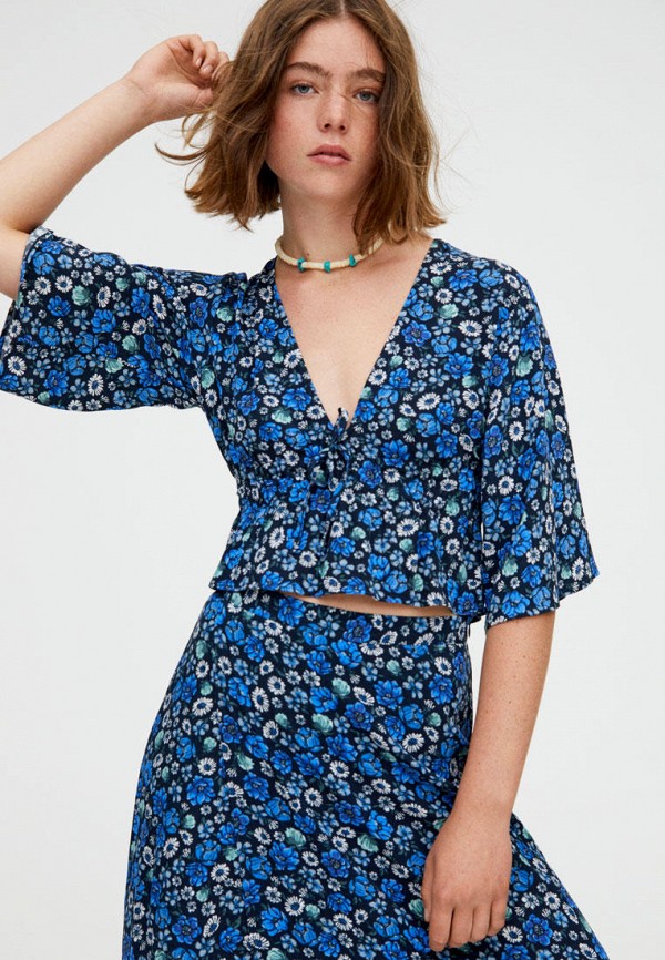 

Блуза Pull&Bear, Синий