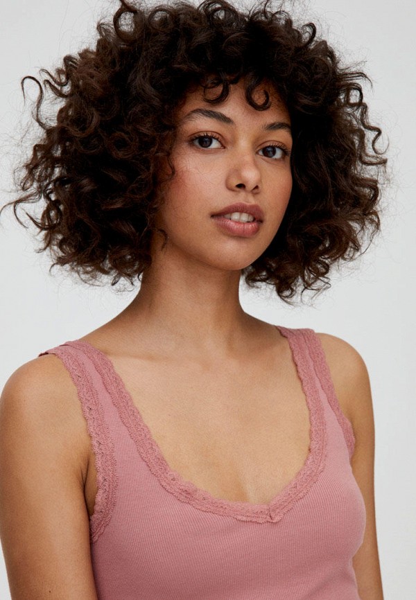 

Майка Pull&Bear, Розовый