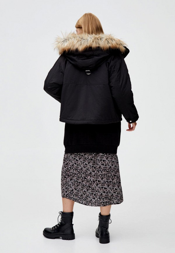 

Куртка утепленная Pull&Bear, Черный