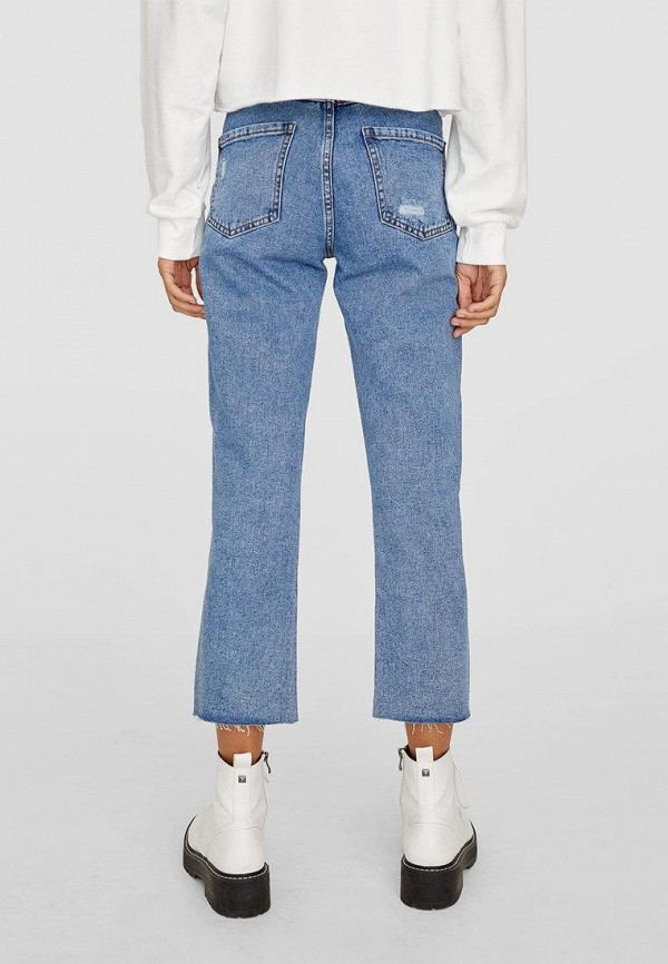 

Джинсы Stradivarius, Синий, HIGH WAIST