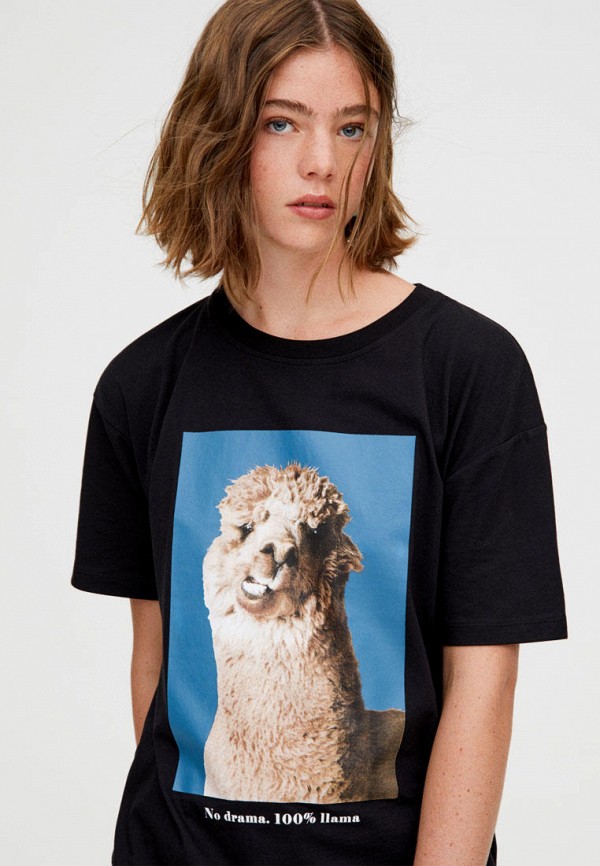 

Футболка Pull&Bear, Черный