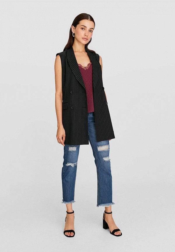 

Топ Stradivarius, Бордовый