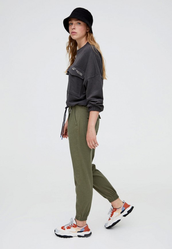 

Брюки Pull&Bear, Хаки, CARGO