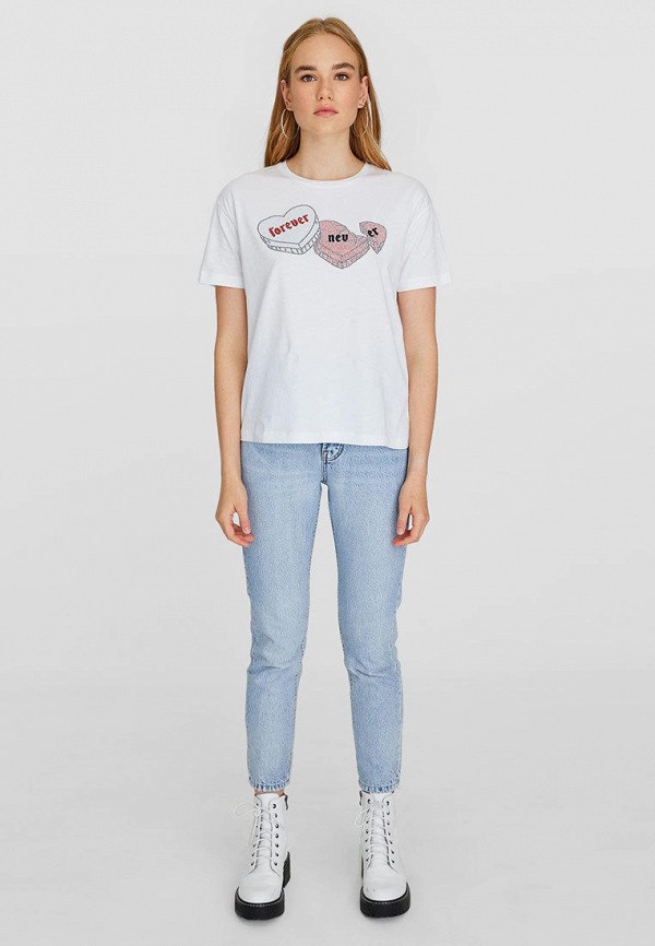 

Футболка Stradivarius, Белый